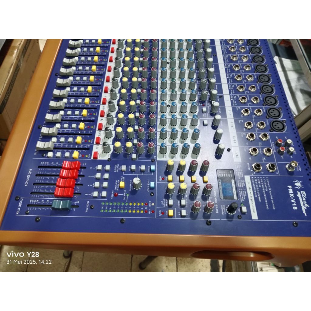 MIXER AUDIO BLACK SPIDER BS pmx v18