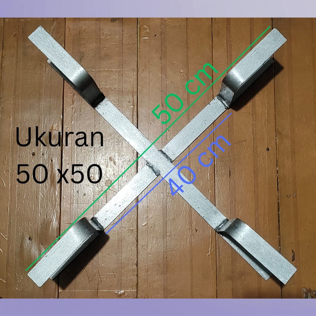 Slack hanger kabel fiber optic FO 50cm x 50cm / slack support / palang slak / fixing slack / gulunga