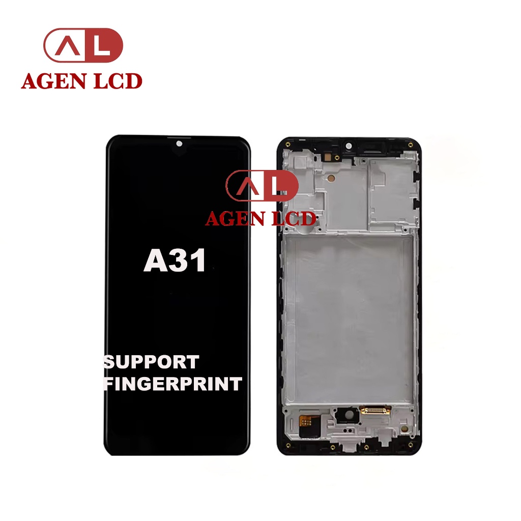 LCD OLED For Samsung A31 - SM-A315 OLED +FRAME - SUPPORT FINGERPRINT