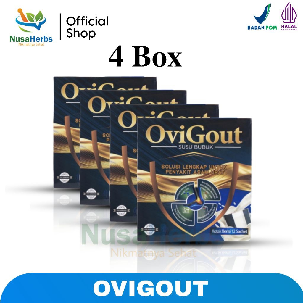

Ovigout Asli Original Milk Usa 4 Box Susu Kolesterol Dan Asam Urat