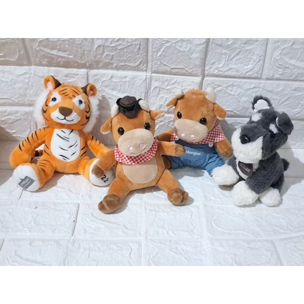 boneka shio kerbau macan anjing brand original jp morgan jpmorgan imlek edisi khusus