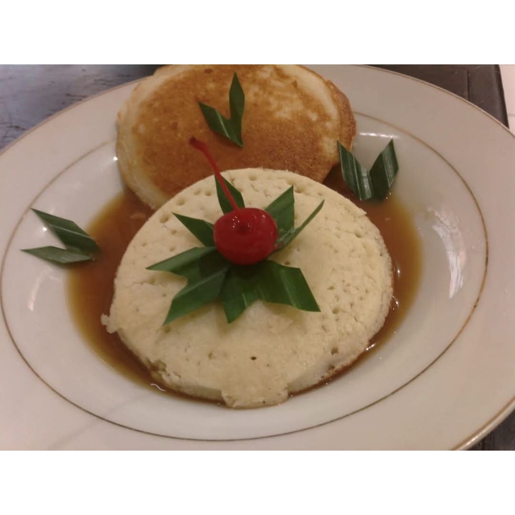 

Kue serabi siram gula merah santan kue khas kalimantan