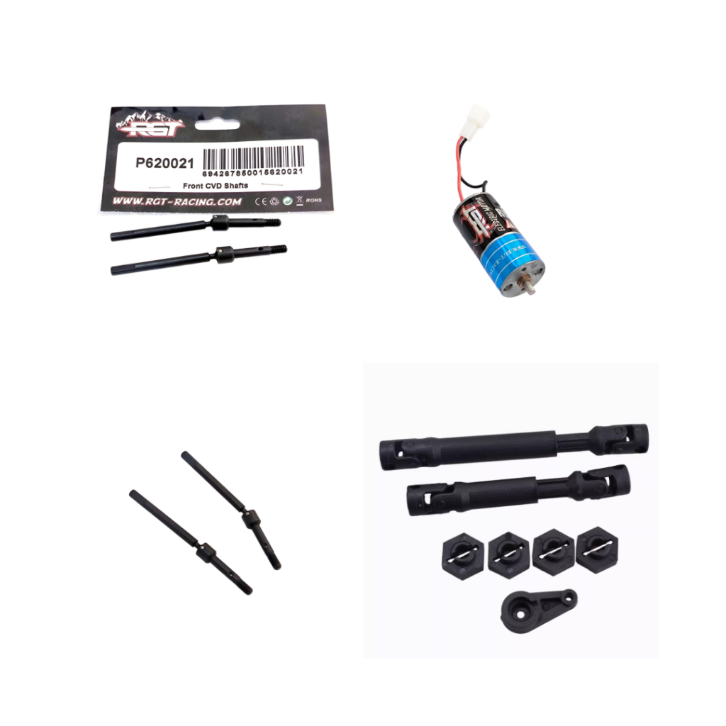 part RGT 136161 P620021 front CVD R62101 RC 370 motor with motor gear set R62093 telescopic main dri