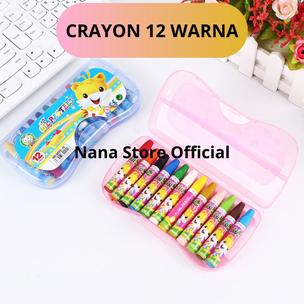 

CRAYON OIL PASTELS 12 WARNA KRAYON