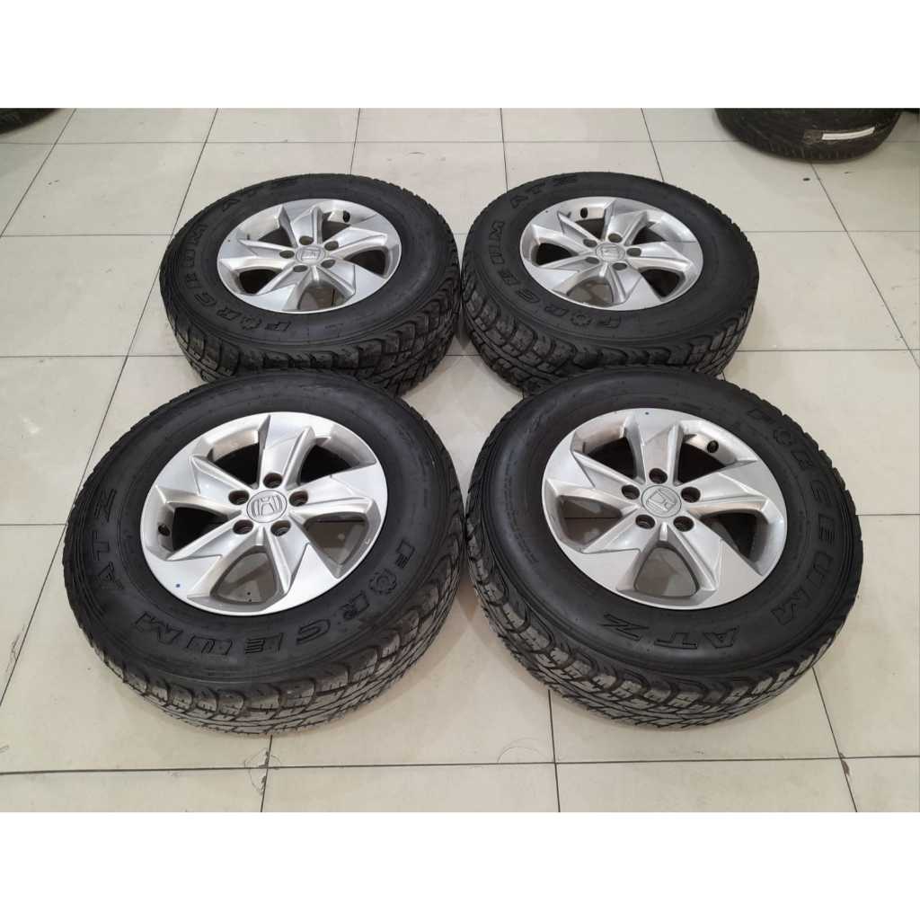 VELG MOBIL ORI STD BRV RING 16 LEBAR 6 LUBANG BAUT PCD 5X114 ET50 + BAN FORCEUM ATZ 235 70 R16 PELEK