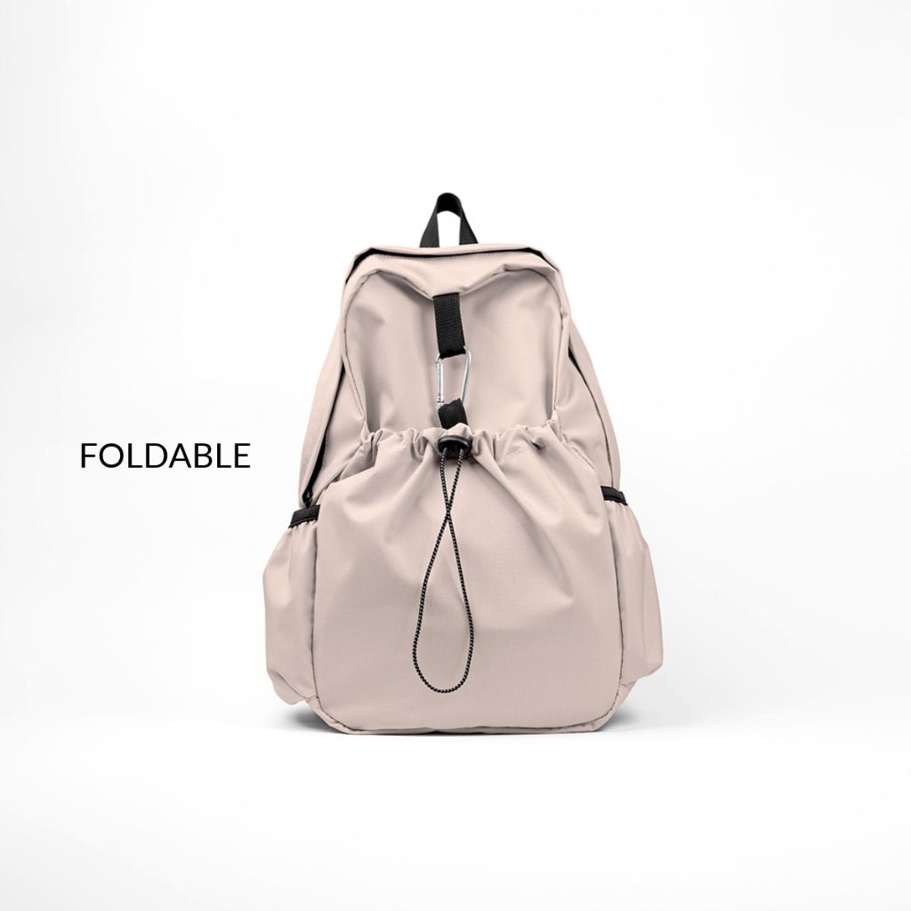 Foldyester Avocado Pastel Color  - Backpack Kuliah - Tas Sekolah