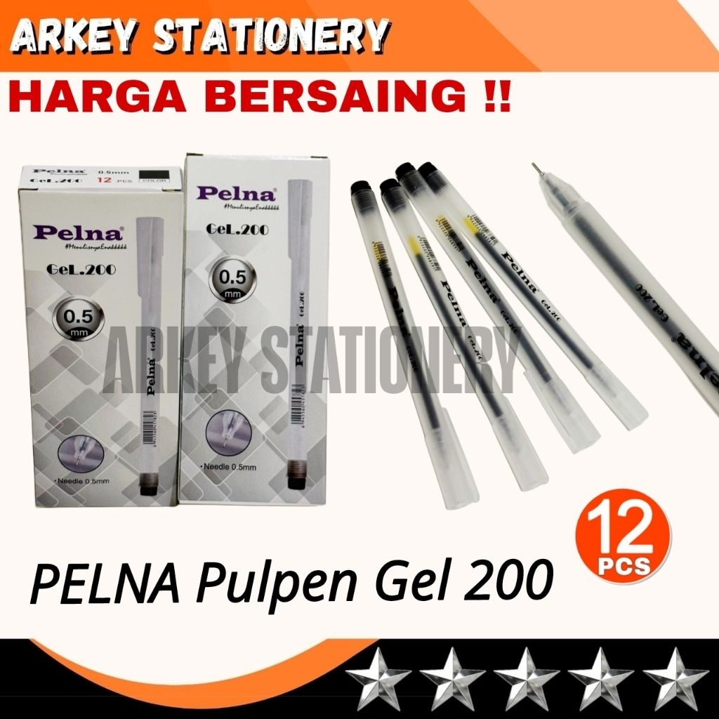 

PELNA Pulpen Gel 200 / Pulpen Gel.200 Pelna