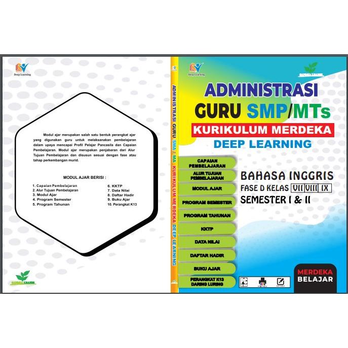

MODUL AJAR DEEP LEARNING SMP/MTs BAHASA INGGRIS FASE D ( KELAS 9 ) KURIKULUM MERDEKA