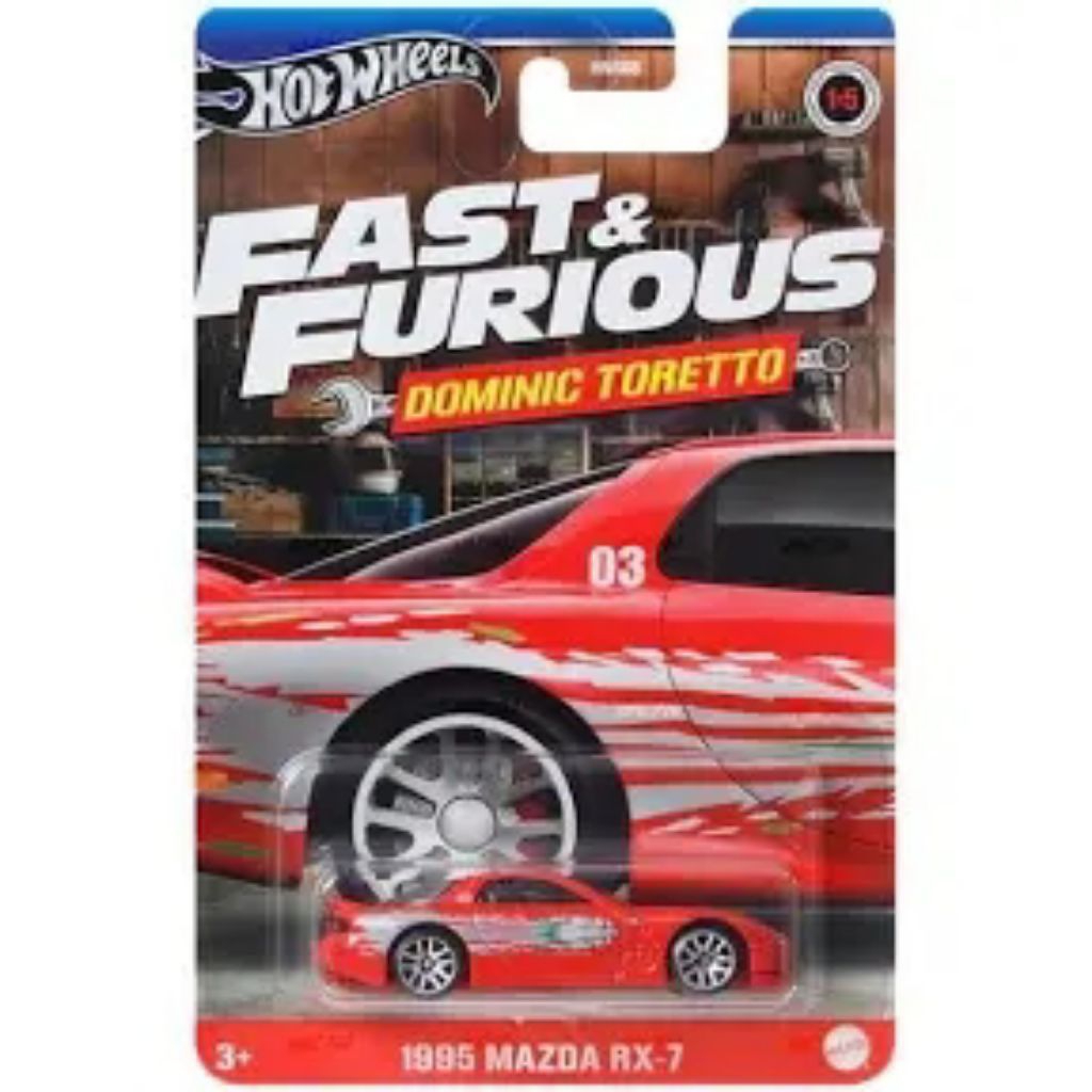 Hotweels 1995 Mazda RX-7 Fast and Furious