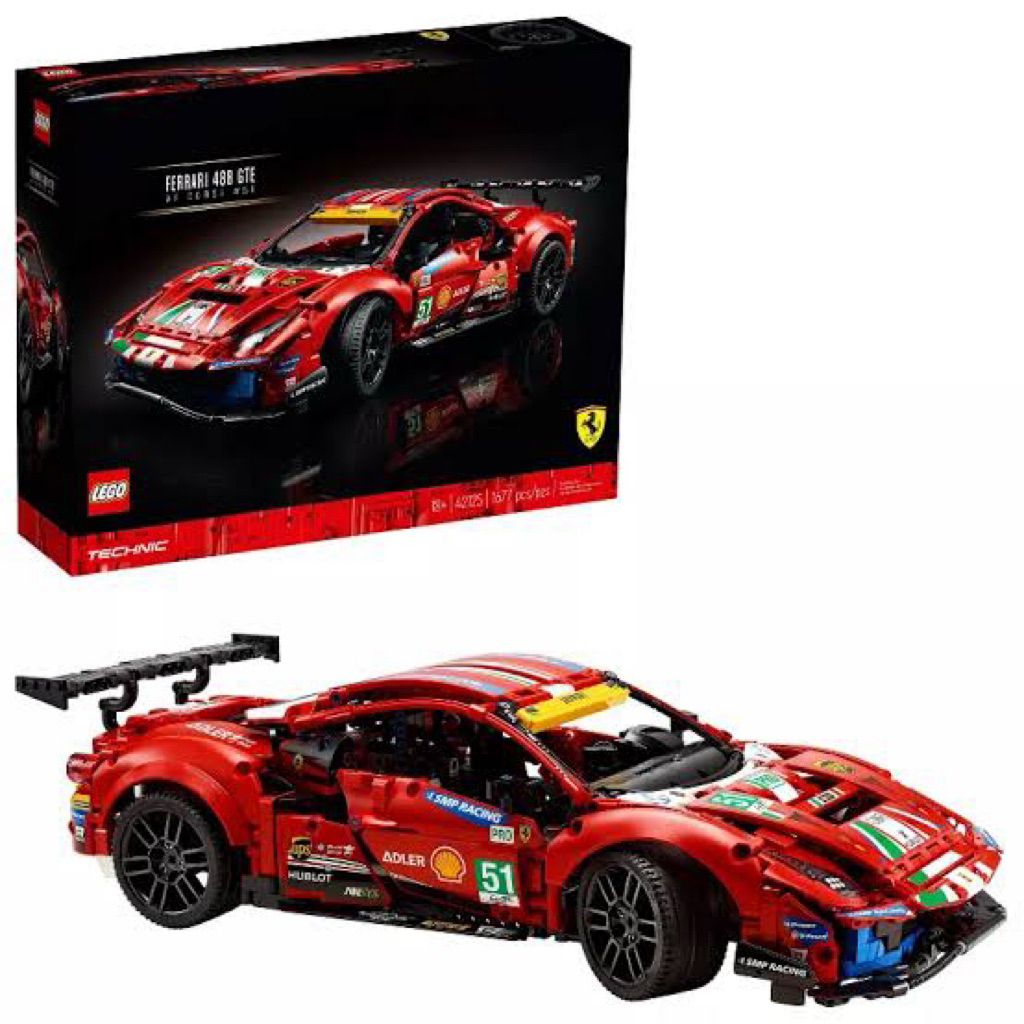 Lego Technic 42125 - ferrari 488 GTE