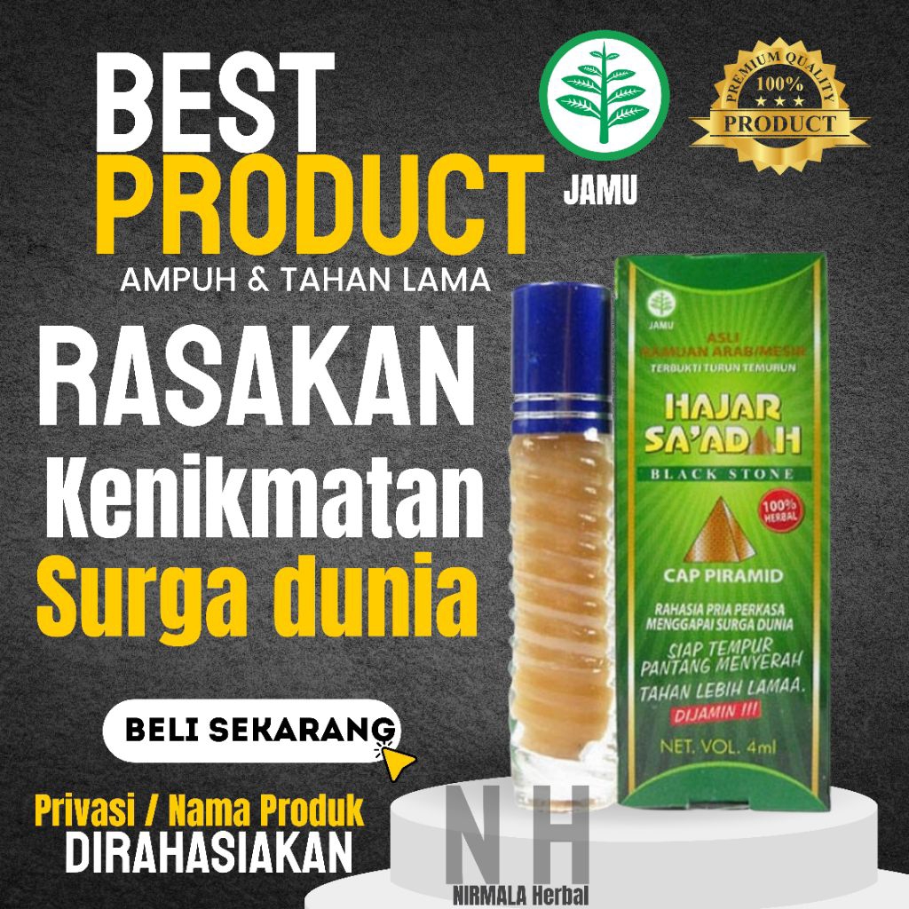 hajar saadah original jamu kuat tahan lama