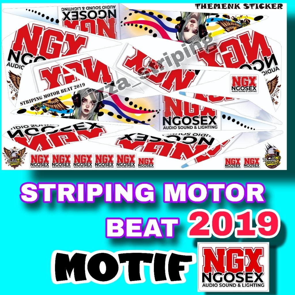 STRIPING MOTOR BEAT MOTIF NGX AUDIO