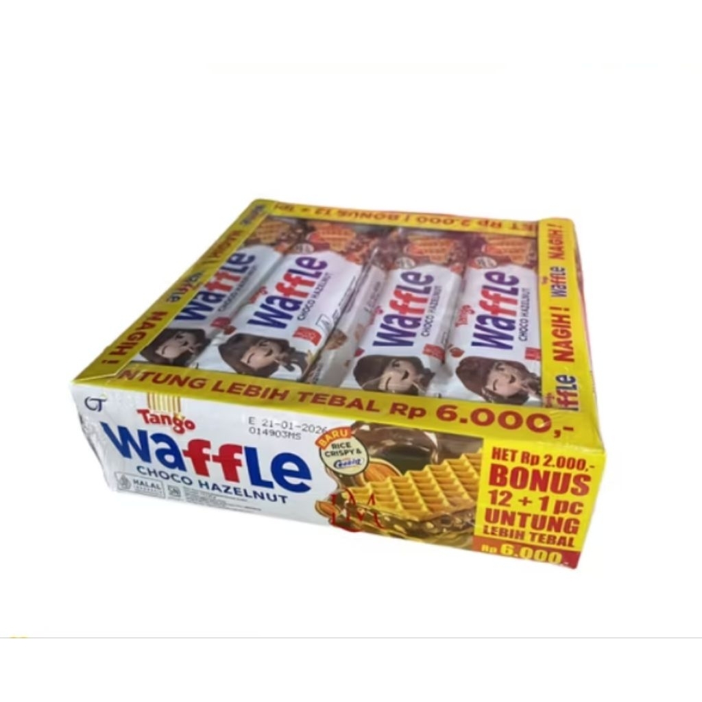 

tango waffle rasa choco hazelnut (1 bok isi 13pcs) #tango
