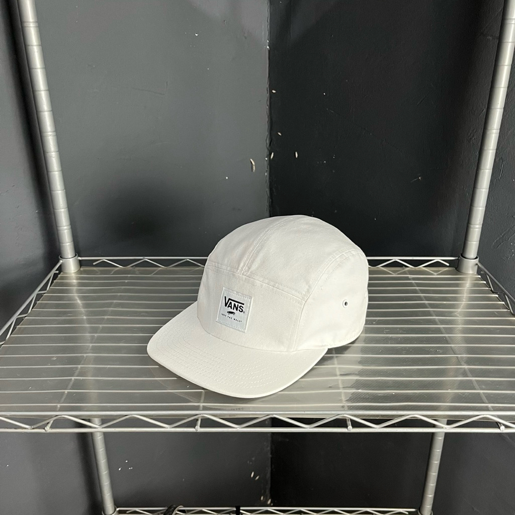 Topi vans 5panel patch logo