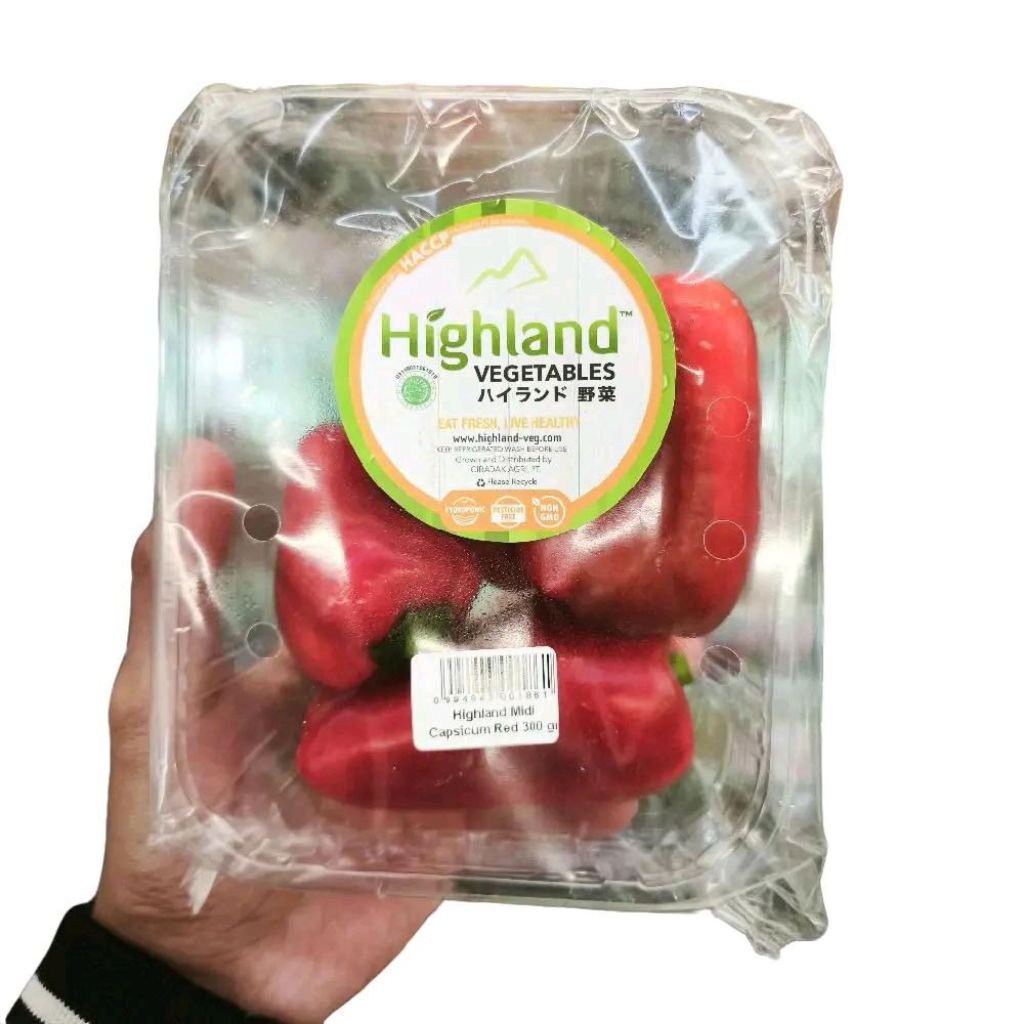 

Highland midi capsicum red super pack -+300 gram