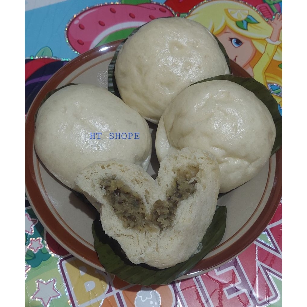 

Bakpao kacang tanah/Bakpao tausa kacang ijo Halal