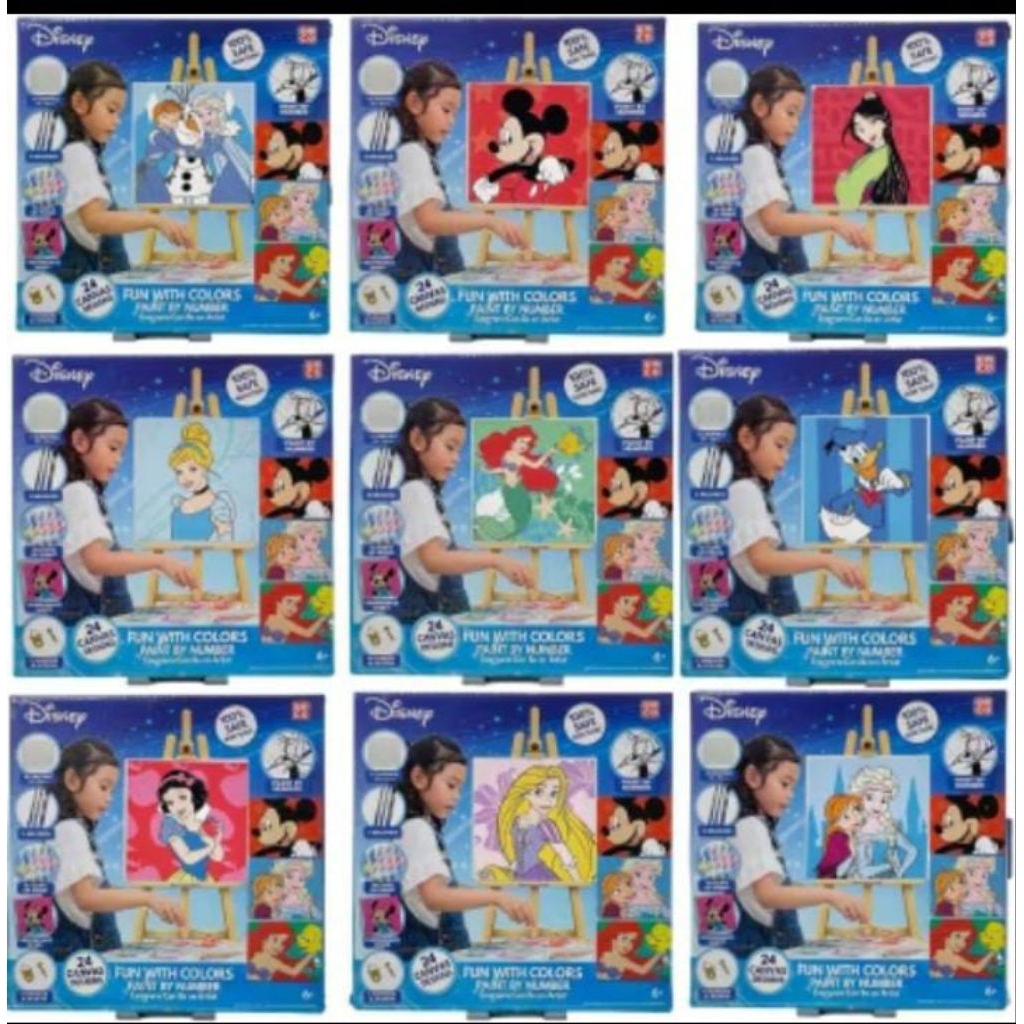 

Mainan Emco Disney Fun With Colors Paint by Number Cat Air dan Kanvas lengkap dengan kuas toys melukis art PREMIUM ORIGINAL TERMURAH READY DENPASAR ORIGINAL PASTI ORI Safe Non Toxic