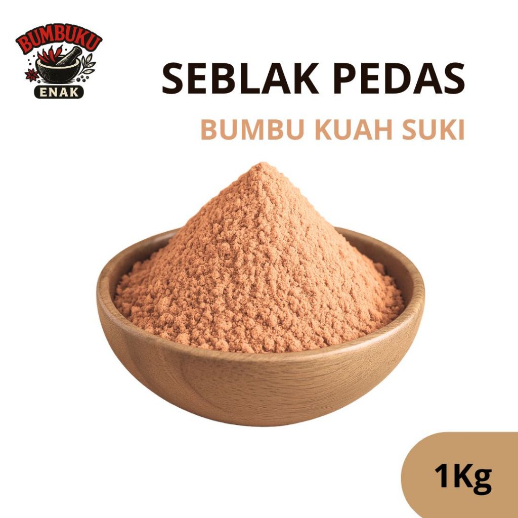 

Bumbu Kuah Suki Rasa Seblak Pedas 1Kg – Kuah Gurih Pedas Menggugah Selera, Cocok untuk Steamboat, Shabu & Masakan Praktis