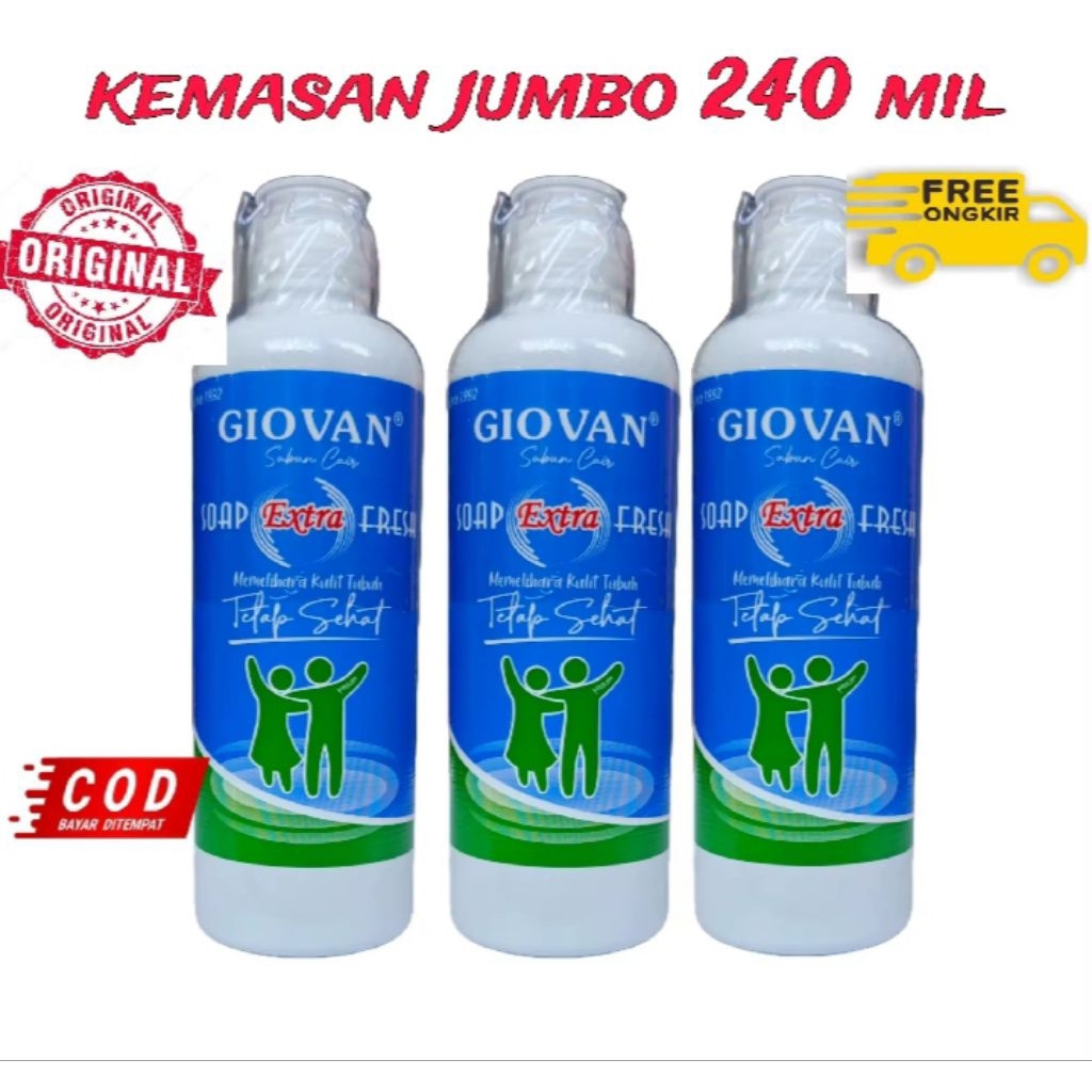GIOVAN SOAP FRESH 240 ML-SABUN GIOVAN SOAP FRESH