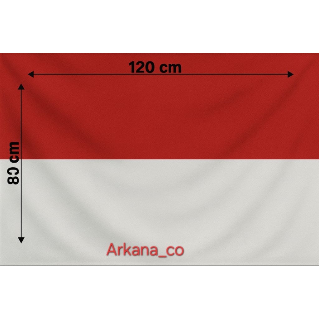 Bendera Merah putih Indonesia kain peles