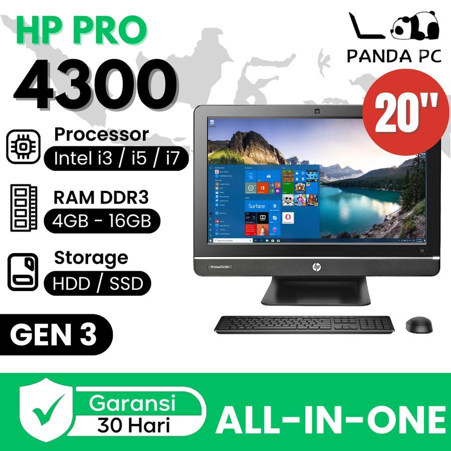 AIO HP 4300 Core i5 / i7 3th Gen PC ALL IN ONE Compaq 20 in