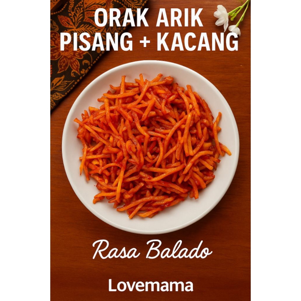 

Mustofa Orak-Arik Pisang Balado Asli Lampung 200 gram