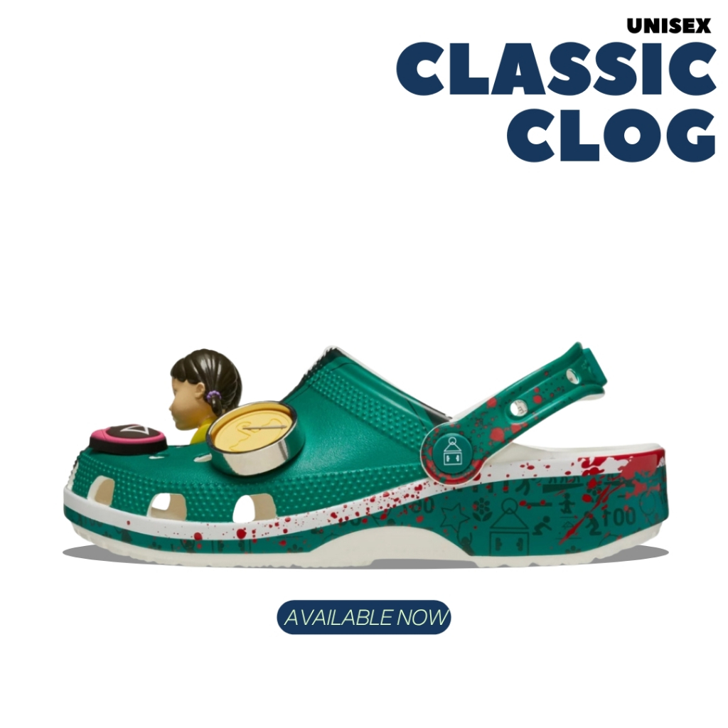 Sandal CrocsDewasa Classic Clog Squid Game