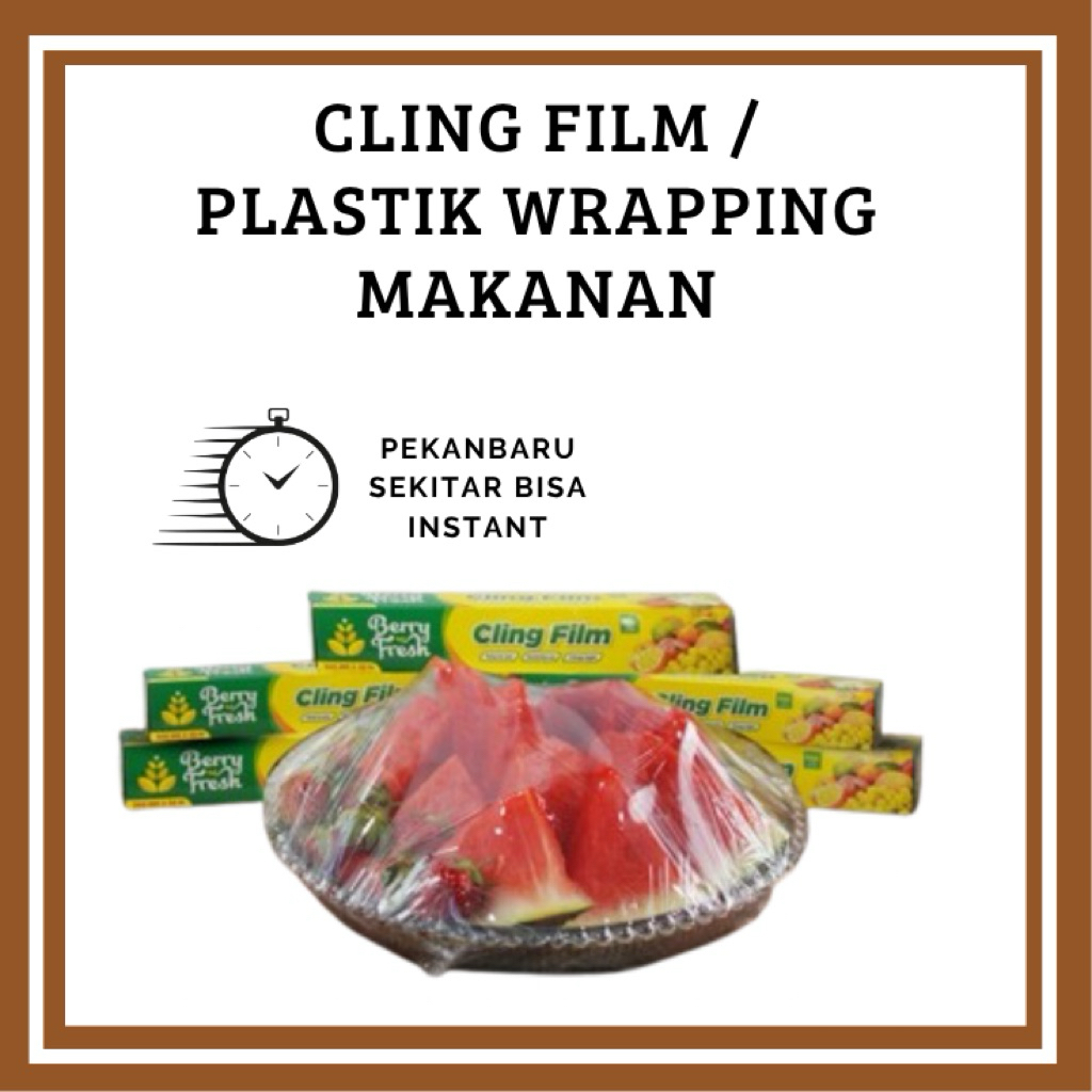 Cling Wrap hotel Plastik Pembungkus Makanan - CLING WRAP KOTAKAN UK 300 mm x 30 m