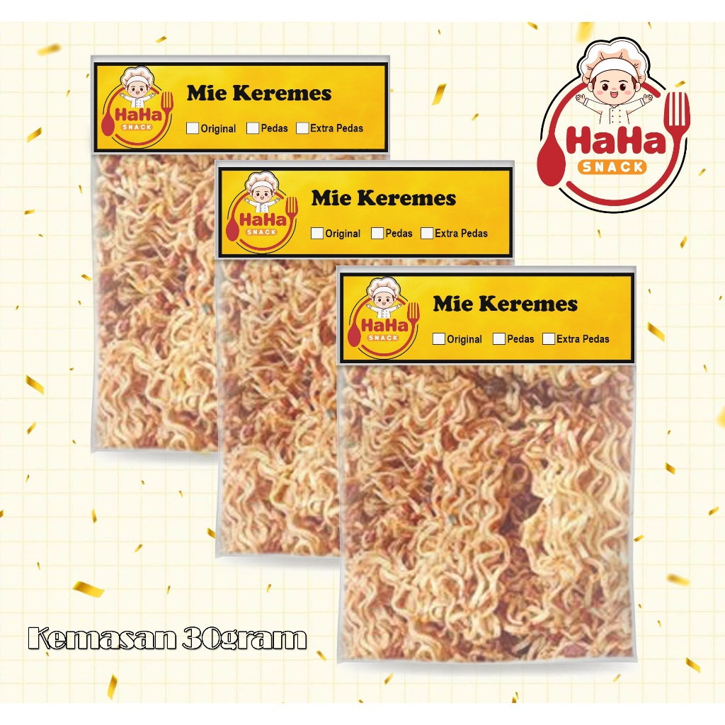 

MIE KEREMES/MIE KERING PEDAS DAUN JERUK