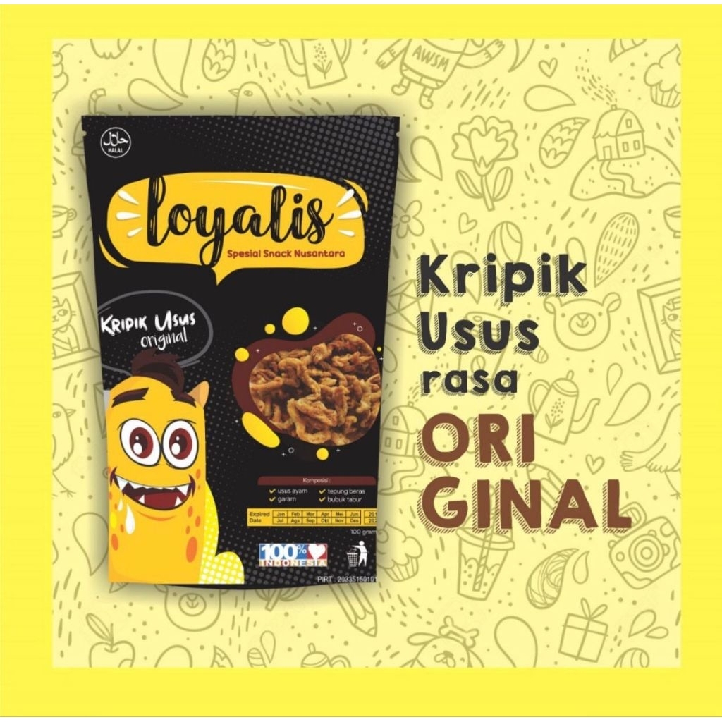 

kripik usus loyalisfood satu PCS 100gr
