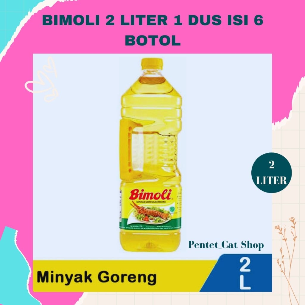 

Minyak Goreng Bimoli 2 Liter 1 Dus Isi 6 Botol