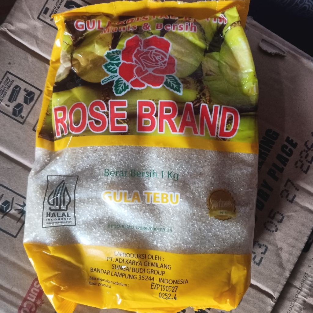 

Gula pasir Rosebrand kemasan 1 kg