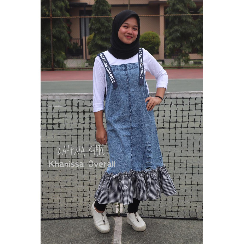 Khanissa Overall / Overall Jeans / Overall Jeans Panjang