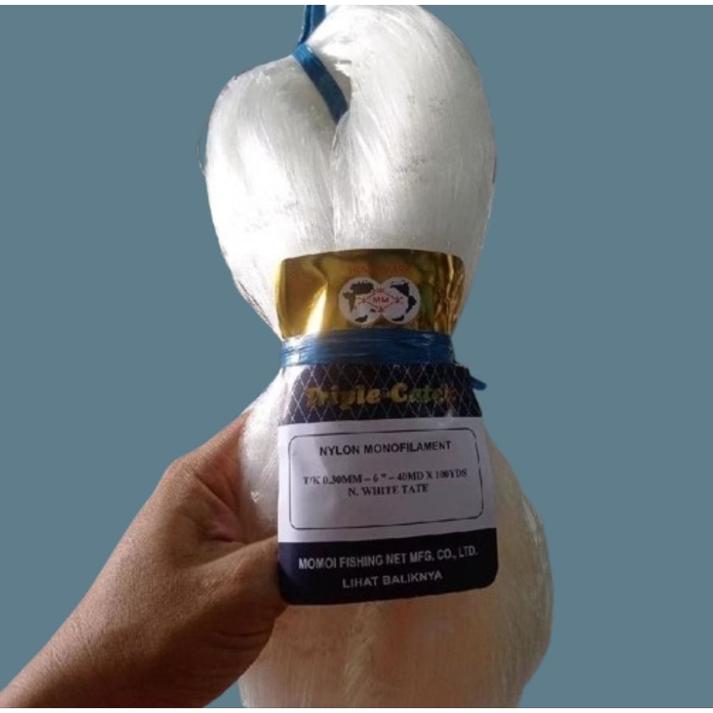 Jaring Ikan Momoi 0.30 6 inchi 40Md/100yds Tate Mata Malang Pukat Ikan Jaring Ikan Bawal Laut