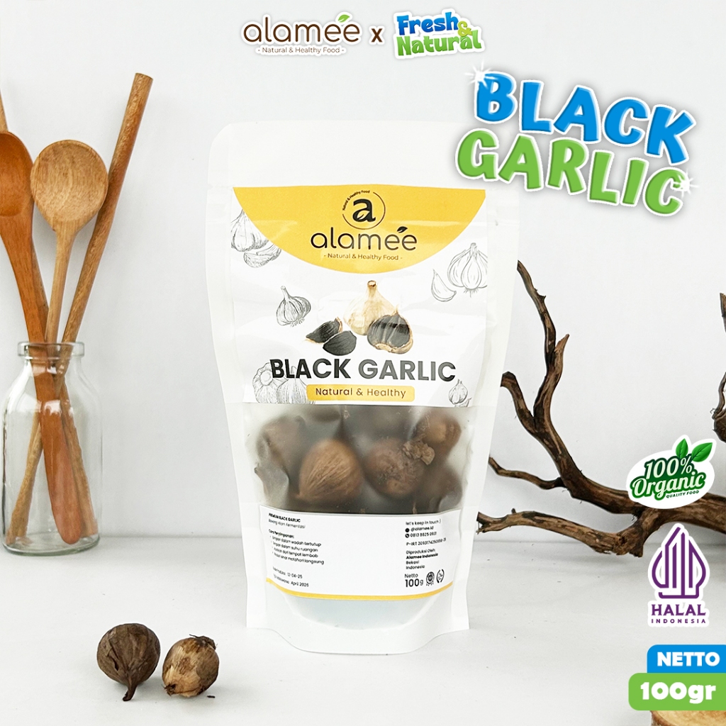 

Black Garlic Garlik Bawang Hitam Tunggal Kating Herbal Premium Lanang Alami Natural fresh and natural