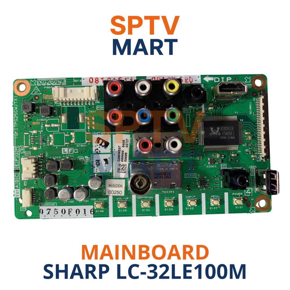 MAINBOARD TV SHARP LC-32LE100M - MB SHARP LC-32LE100M