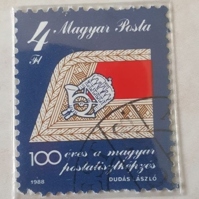 

Perangko Hungaria 100th Anniversary of Post Office Training Tahun 1988