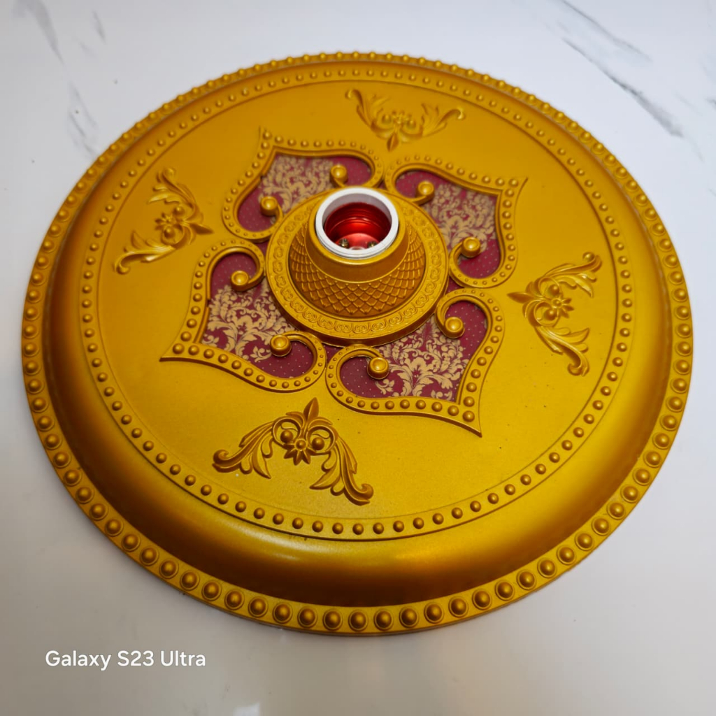 FITING HIAS BESAR BINTANG ORNAMEN PLAFON PVC 30CM / FITTING LAMPU fitting 30CM