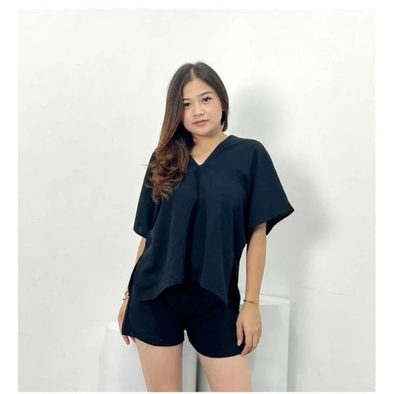 One Set Pajamas Andin Crinkel PREMIUM//Setelan Baju CRINKEL ANDIN Wanita Dewasa TERBARU