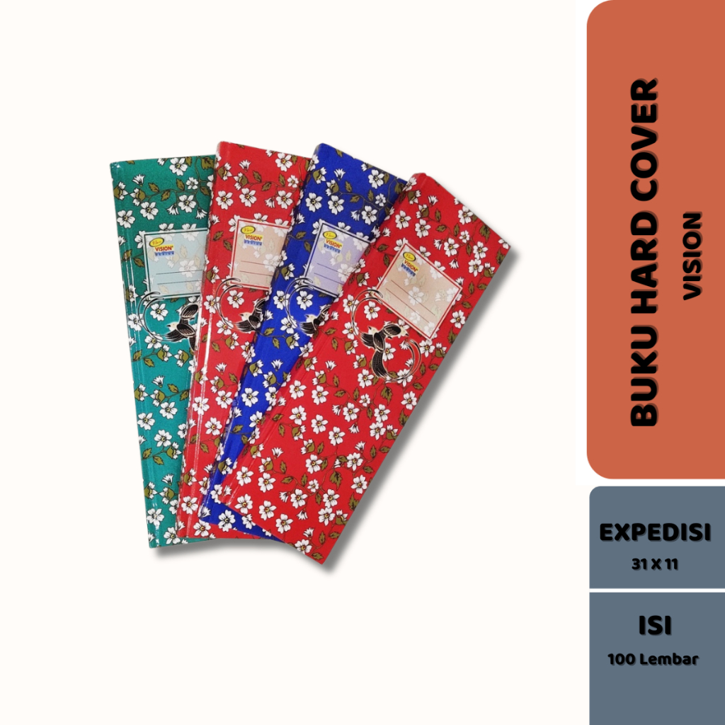 

(ECER) BUKU HARD COVER EKSPEDISI VISION ISI 100 LEMBAR