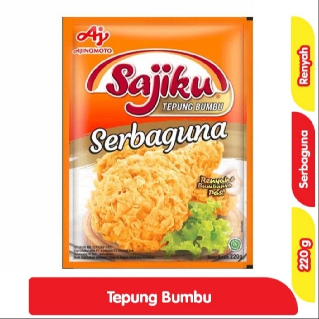 

Sajiku Tepung Bumbu Serbaguna 220 g