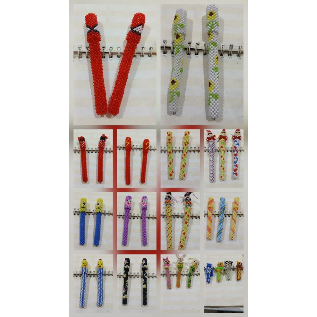 

ANEKA MACAM SARUNG PENA dari manik manik