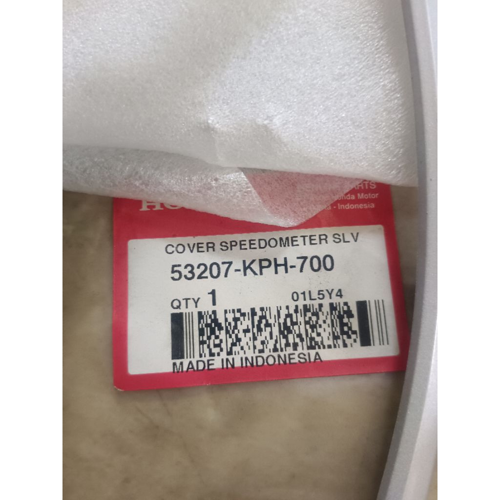 cover speedo meter suprax125 BATMAN lama original AHM kode part 53207-KPH-700
