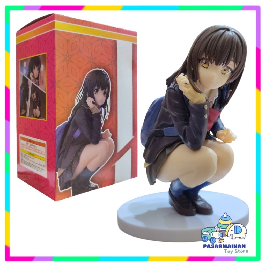 Figure Anime Sayu Ogiwara Higehero 16cm Miniatur Pajangan