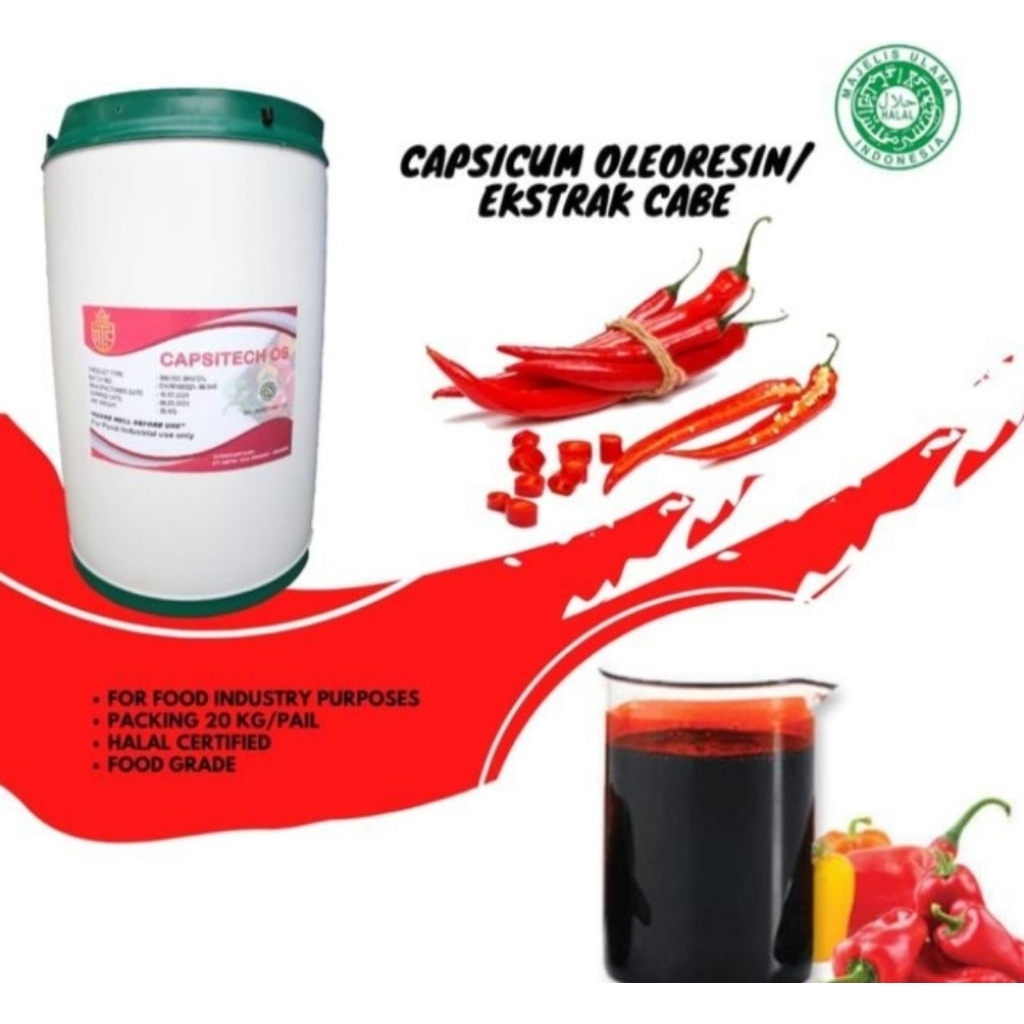 

EKSTRACT CABE / CAPSICUM OLEORESIN -1jt SHU OIL