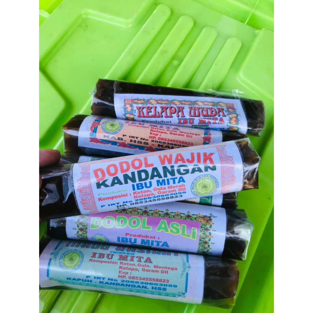 

DODOL ASLI KANDANGAN Kemasan *TEBAL&PANJANG* IBU MITA