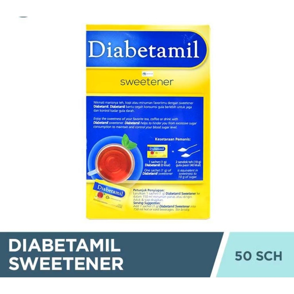 

Diabetamil Sweetener 1 box 20 sachet