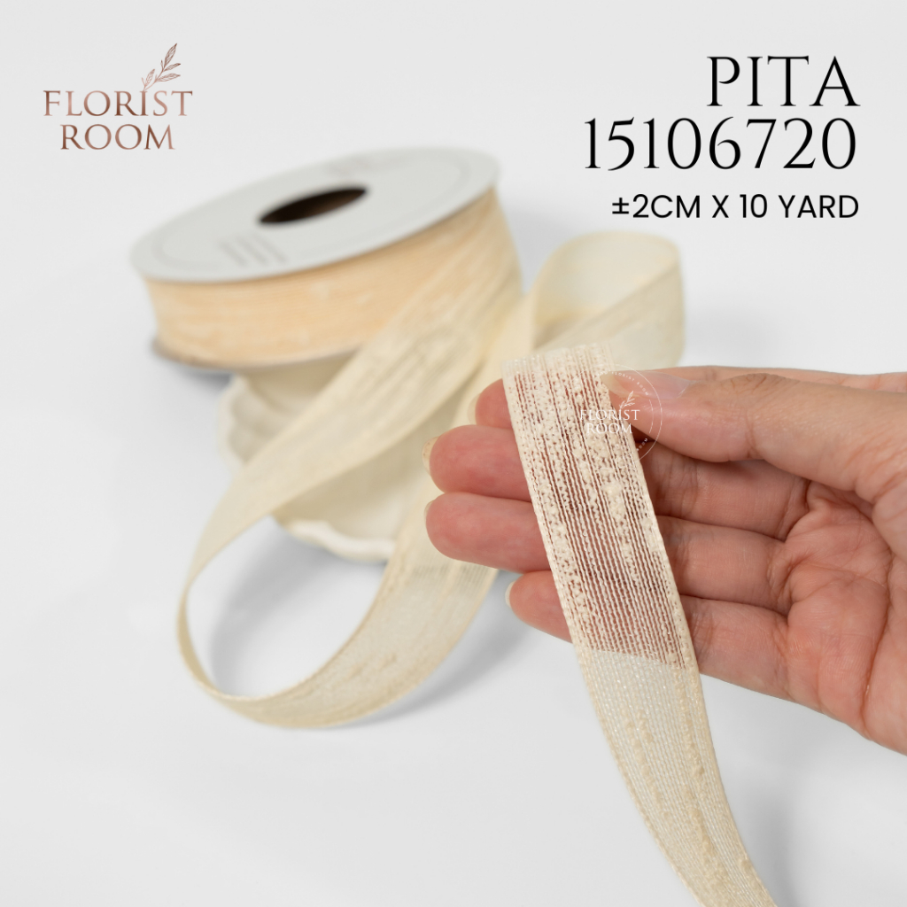 

Pita 15106720 ±1cm x 20yard - Ribbon - Gift - Wedding buket - Dekor