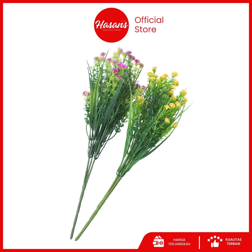 Bunga Kucai Artificial / Bunga Kucai Palsu / Bunga Kucai Plastik / Bunga Hias Dekorasi / Bunga Kucai