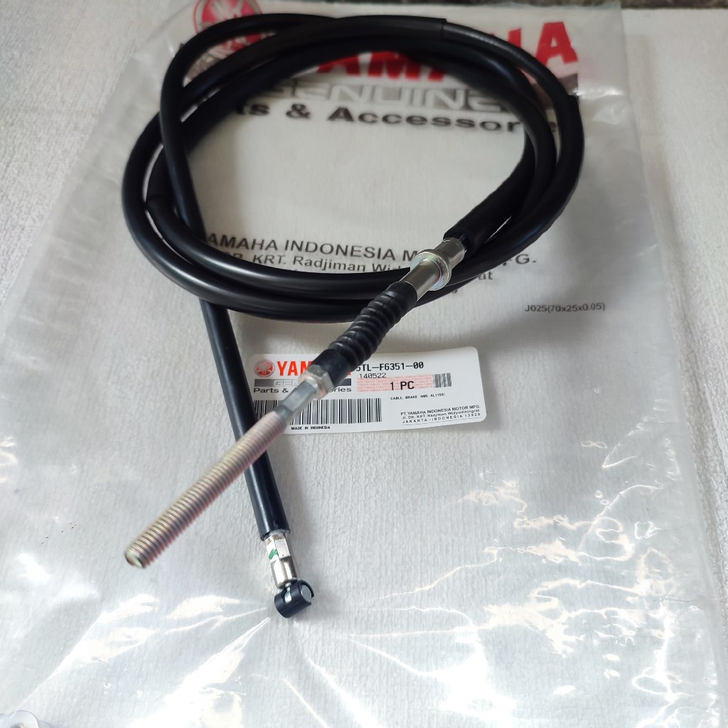 TALI KABEL REM BELAKANG MIO SPORTY ATAU SMILE ORIGINAL ORI YAMAHA 5TL-F6351-00